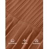 image:imageZESICA Womens 2026 Summer Sleeveless Pleated Mini DressCaramel