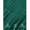 image:imageZESICA Womens 2026 Summer Sleeveless Pleated Mini DressTeal