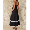 image:imageZESICA Womens 2026 Summer Spaghetti Straps Midi DressBlack