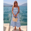 image:imageZESICA Womens 2026 Summer Spaghetti Straps Midi DressBlue