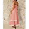 image:imageZESICA Womens 2026 Summer Spaghetti Straps Midi DressCoral Pink
