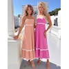 image:imageZESICA Womens 2026 Summer Spaghetti Straps Midi DressCoral Pink