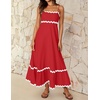 image:imageZESICA Womens 2026 Summer Spaghetti Straps Midi DressRed
