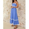 image:imageZESICA Womens 2026 Summer Spaghetti Straps Midi DressSapphire Blue