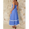 image:imageZESICA Womens 2026 Summer Spaghetti Straps Midi DressSapphire Blue