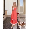image:imageZESICA Womens 2026 Summer Spaghetti Straps Midi DressWatermelon Red