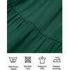 image:imageZESICA Womens Fall Casual Long Sleeve V Neck Boho Mini DressDarkgreen