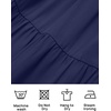 image:imageZESICA Womens Fall Casual Long Sleeve V Neck Boho Mini DressNavy