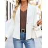 image:imageZESICA Womens Fall Lace Long Sleeve Tops Sexy V Neck Going Out ShirtsBrown