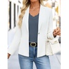 image:imageZESICA Womens Fall Lace Long Sleeve Tops Sexy V Neck Going Out ShirtsDusty Blue