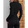 image:imageZESICA Womens Fall Long Sleeve Sweaters Casual Knitted TopsBlack