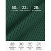 image:imageZESICA Womens Fall Long Sleeve Sweaters Casual Knitted TopsDarkgreen