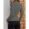 image:imageZESICA Womens Fall Long Sleeve Sweaters Casual Knitted TopsGrey