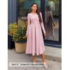 image:imageZESICA Womens Fall Long Sleeve Wedding Guest Formal Midi DressPink