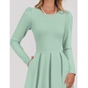 image:imageZESICA Womens Fall Long Sleeve Wedding Guest Formal Midi DressSage