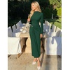 image:imageZESICA Womens Fall Long Sleeve Wedding Guest Midi DressesGreen