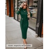 image:imageZESICA Womens Fall Long Sleeve Wedding Guest Midi DressesGreen