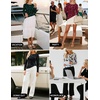 image:imageZESICA Womens Floral Long Sleeve Shirts 2026 Spring Boat Neck Mesh Ruched Tops Fitted Asymmetrical Going Out BlousesWine