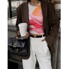 image:imageZESICA Womens Floral Mesh Going Out Tops Fall Long Sleeve Y2K ShirtsWhite