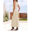 image:imageZESICA Womens Formal Sleeveless Bodycon Maxi DressesApricot
