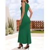 image:imageZESICA Womens Formal Sleeveless Bodycon Maxi DressesGreen