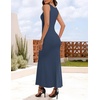 image:imageZESICA Womens Formal Sleeveless Bodycon Maxi DressesNavy