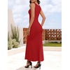 image:imageZESICA Womens Formal Sleeveless Bodycon Maxi DressesRed