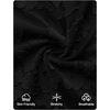 image:imageZESICA Womens Long Sleeve Floral Mesh Bodycon Mini DressesBlack