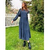 image:imageZESICA Womens Long Sleeve Swiss Dot Maxi Wedding Guest DressesDusty Blue