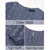 image:imageZESICA Womens Long Sleeve Swiss Dot Maxi Wedding Guest DressesDusty Blue