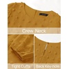 image:imageZESICA Womens Long Sleeve Swiss Dot Maxi Wedding Guest DressesMustard