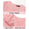image:imageZESICA Womens Long Sleeve Swiss Dot Maxi Wedding Guest DressesPink