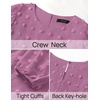 image:imageZESICA Womens Long Sleeve Swiss Dot Maxi Wedding Guest DressesPurple