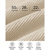 image:imageZESICA Womens Long Sleeve Turtleneck Tops 2026 Fall Basic SweatersApricot