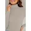 image:imageZESICA Womens Long Sleeve Turtleneck Tops 2026 Fall Basic SweatersOats