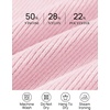 image:imageZESICA Womens Long Sleeve Turtleneck Tops 2026 Fall Basic SweatersPink