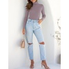 image:imageZESICA Womens Long Sleeve Turtleneck Tops 2026 Fall Basic SweatersTaro