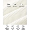 image:imageZESICA Womens Long Sleeve Turtleneck Tops 2026 Fall Basic SweatersWhite