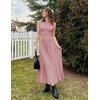 image:imageZESICA Womens Sleeveless One Shoulder Maxi Dress with PocketsPink