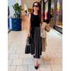 image:imageZESICA Womens Sleeveless Ribbed Knit Tie Waist A Line Maxi Sweater DressesBlack