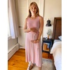 image:imageZESICA Womens Sleeveless Ribbed Knit Tie Waist A Line Maxi Sweater DressesDustypink