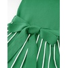 image:imageZESICA Womens Sleeveless Ribbed Knit Tie Waist A Line Maxi Sweater DressesGreen