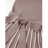 image:imageZESICA Womens Sleeveless Ribbed Knit Tie Waist A Line Maxi Sweater DressesKhaki