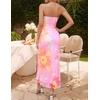 image:imageZESICA Womens Strapless Off the Shoulder Floral Maxi SundressLight Pink