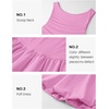 image:imageZESICA Womens Summer Bubble Sleeveless Boat Neck Mini DresssPink