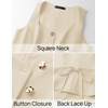 image:imageZESICA Womens Summer Business Casual Sleeveless Blazer VestApricot