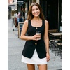 image:imageZESICA Womens Summer Business Casual Sleeveless Blazer VestBlack