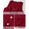 image:imageZESICA Womens Summer Business Casual Sleeveless Blazer VestDark Red
