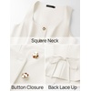 image:imageZESICA Womens Summer Business Casual Sleeveless Blazer VestIvory