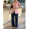 image:imageZESICA Womens Summer Business Casual Sleeveless Blazer VestPink